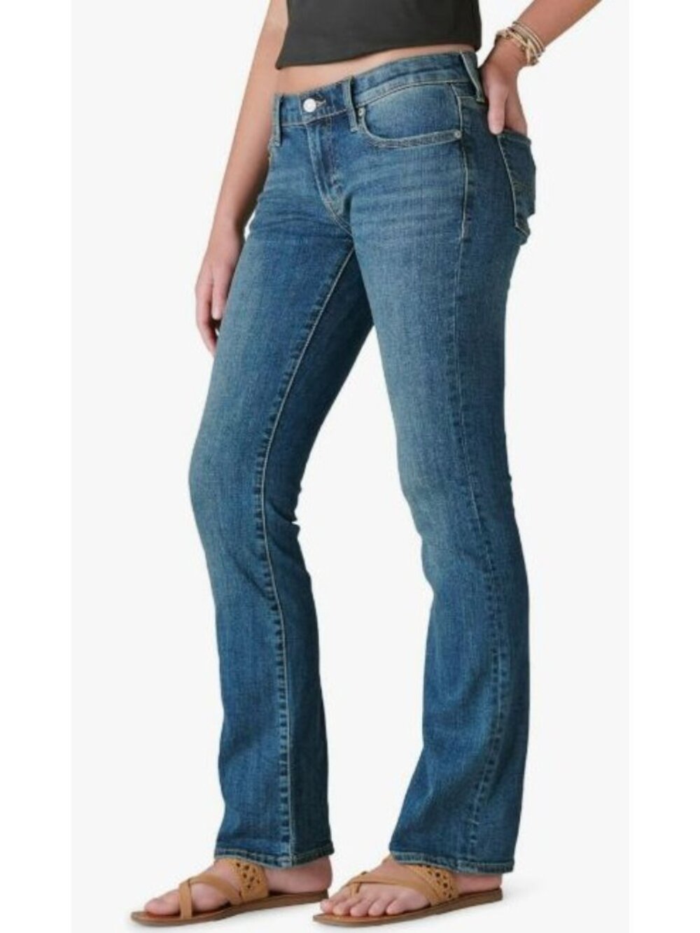 Lucky Brand Womens Mid Rise Easy Rider Bootcut Jeans 30X30 NWT